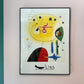 Vintage Framed Poster Titled "Et Fixe Les Cheveaux" by Joan Miró