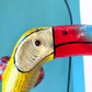 Vintage Papier-Mache Toucan Sculpture on Hanging Stand