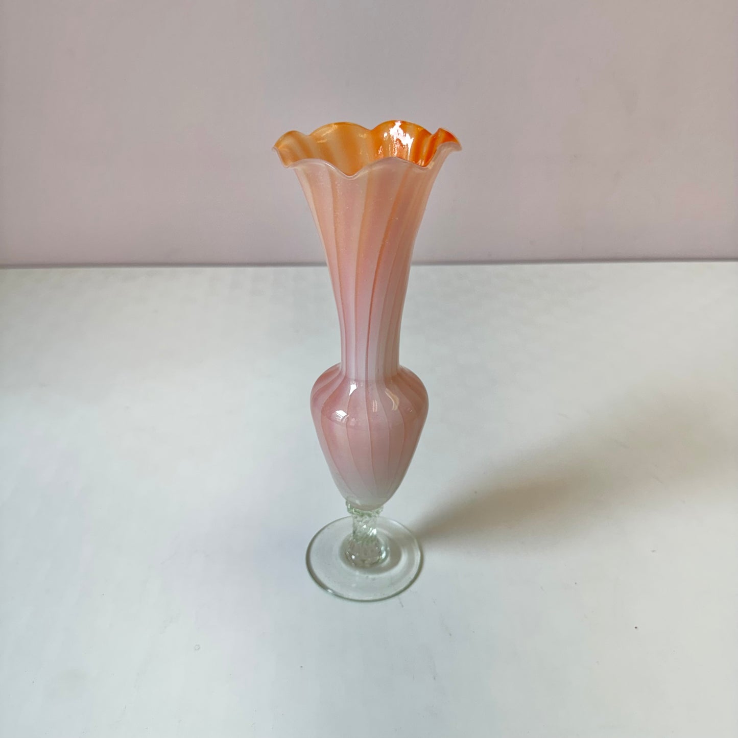 Vintage Murano Style Art Glass Bud Vase/Item