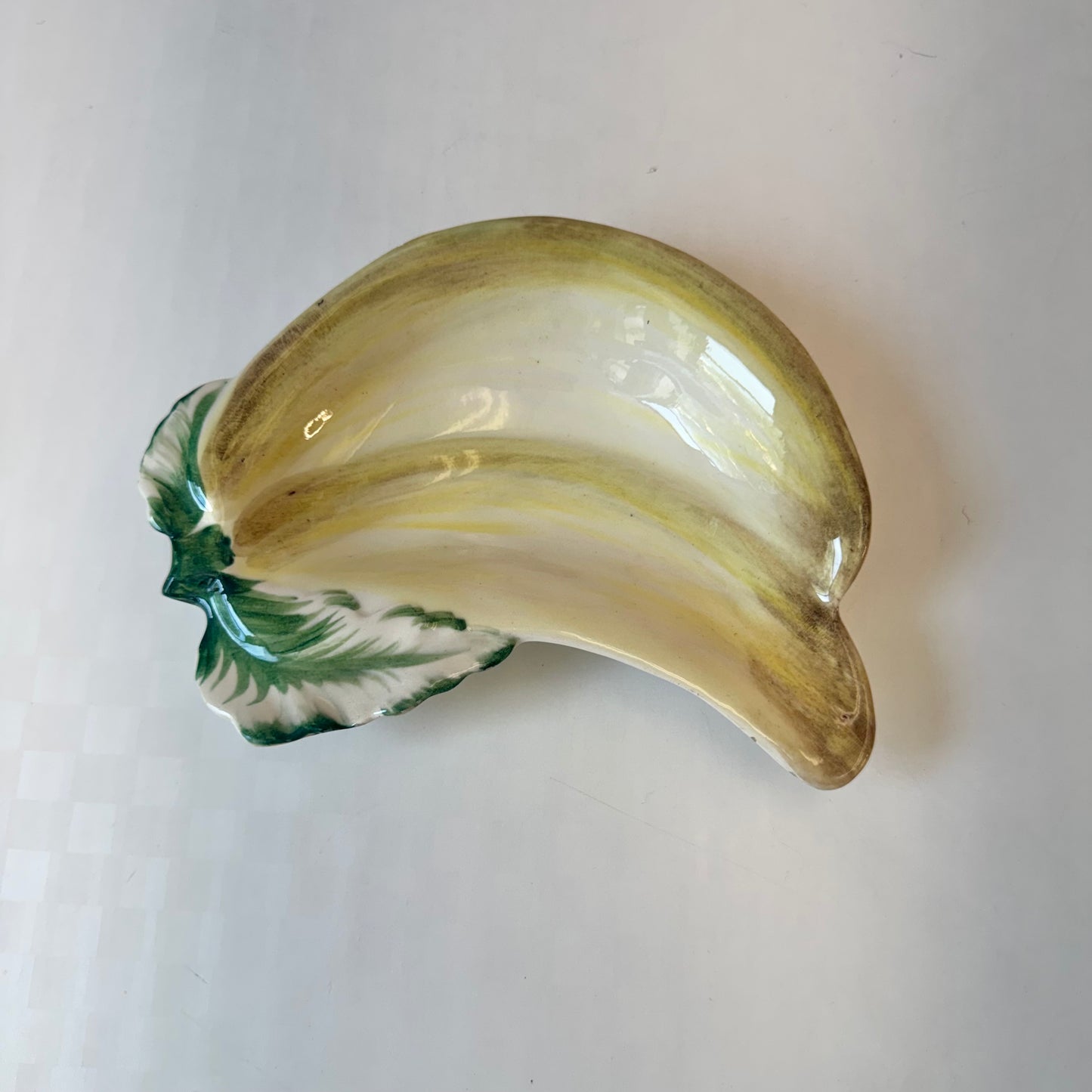Vintage Italian Ceramic Banana Catchall Dish