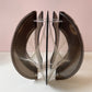 Vintage 1970's "Smokey" Lucite String Art Swag Lamp by Paul Secon for Sompex