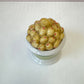 Vintage Italian Ceramic Olive Lidded Canister