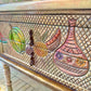 Vintage Hand Crafted Mexican Console and Mirror Set by Diseños Caaesa