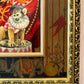 Vintage Original Framed "The Summer Circus" 1988 Acrylic on Board Painting by Phyllis Londraville
