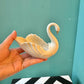 Vintage Porcelain Lenox Swan with Silver Beak