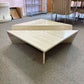 Vintage Square Travertine Coffee Table