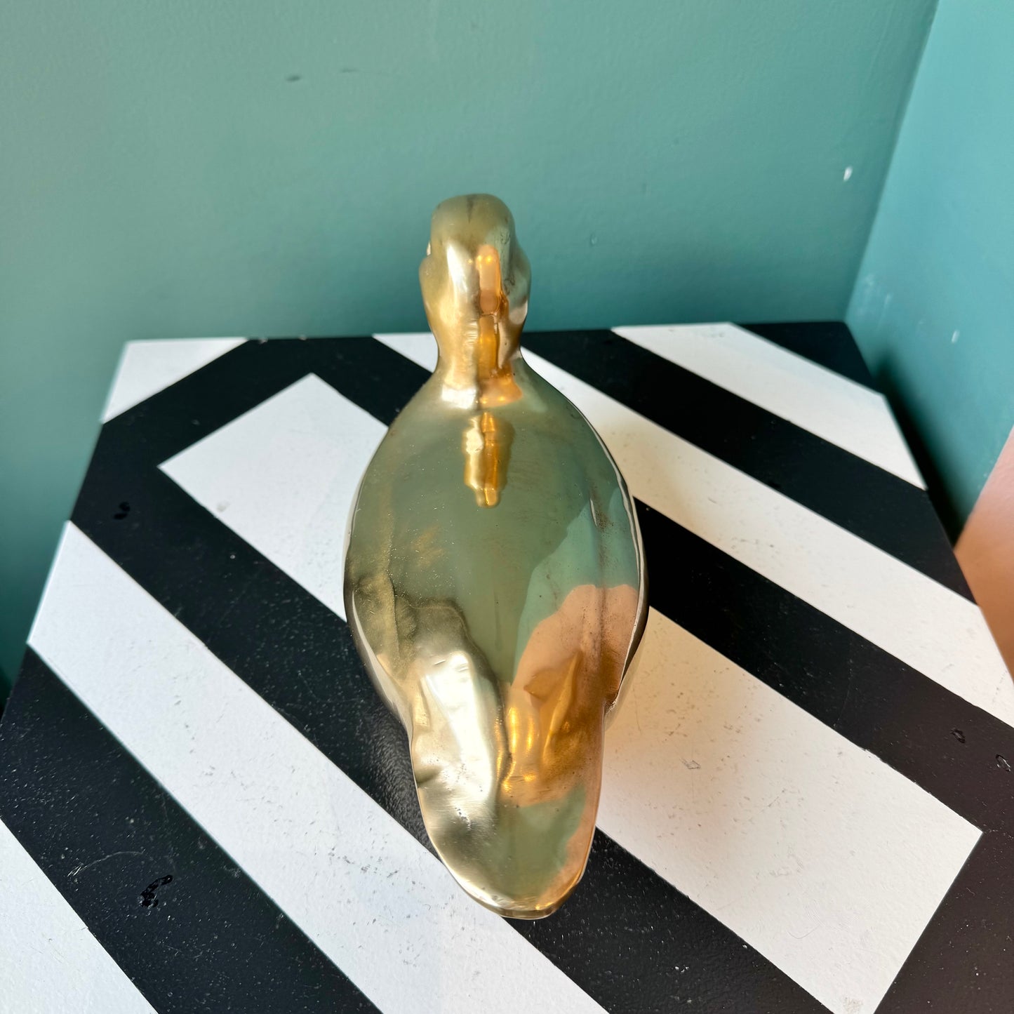 Vintage Brass Duck