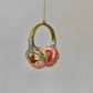 Headphone Glass Ornament
