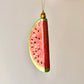Watermelon Slice Glass Ornament