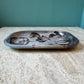 Metal Botanical Tulip Trinket Tray