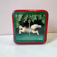 Vintage Carousel Horse Ornament in Box #3