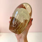 Vintage Clear Glass Jellyfish Paperweight