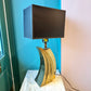 1970’s Pierre Cardin Style Brass Lamp