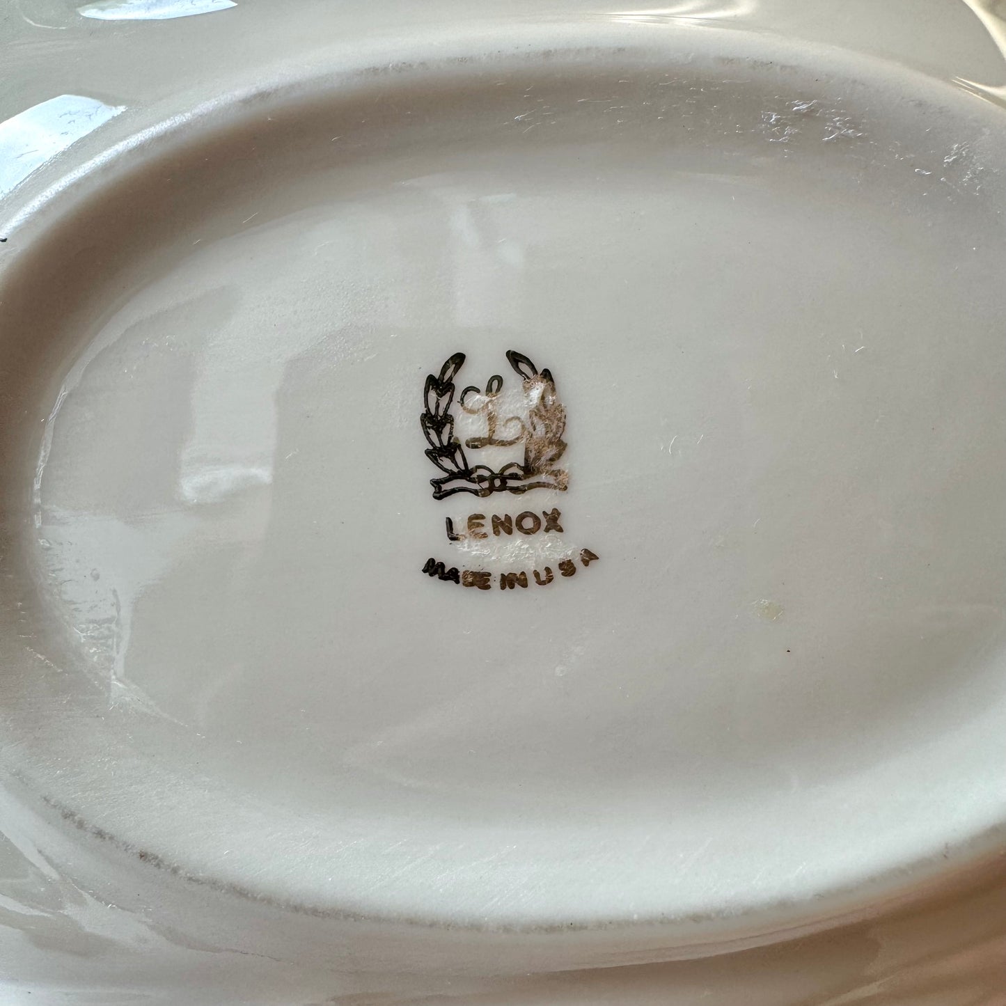 Vintage Porcelain Lenox Swan Catchall/Planter