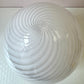 Vintage Large Vetri Murano Glass Egg Lamp