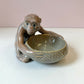 Vintage Glazed Ceramic Monkey Bowl by Villeroy & Boch Merzig