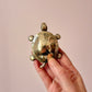Vintage Small Brass Turtle Trinket Box