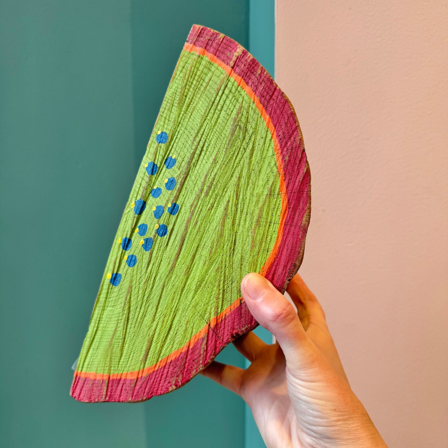 Vintage Folk Art Watermelon Slice by Kohm