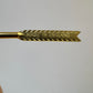 Vintage Set of 26 Gold Tone Metal "Arrow" Cocktail Picks