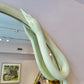 Vintage Circular Cream Swan Mirror
