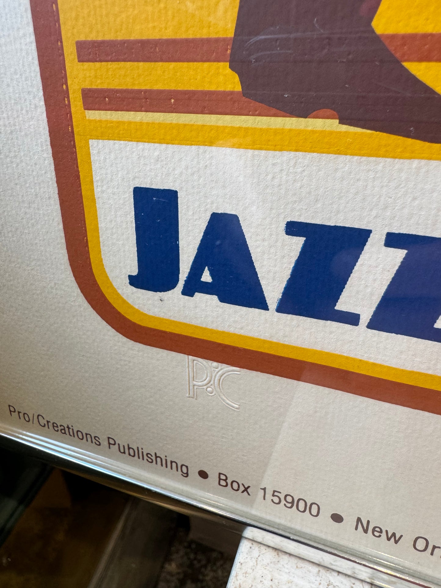 Vintage 1977 Limited Edition New Orleans Jazz & Heritage Poster Signed and Numbered