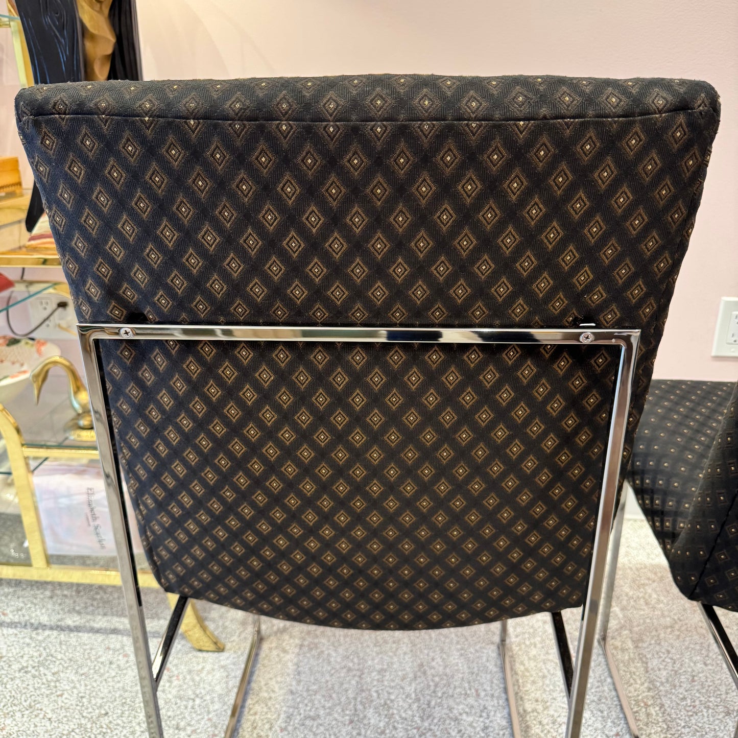 Pair of Vintage Dining Chairs by Milo Baughman for Thayer Coggin