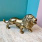 Vintage Solid Brass Lion Figurine