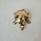 Vintage Small Brass Turtle Trinket Box