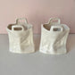 Vintage Pair of Ceramic "Paper Bag" Containers