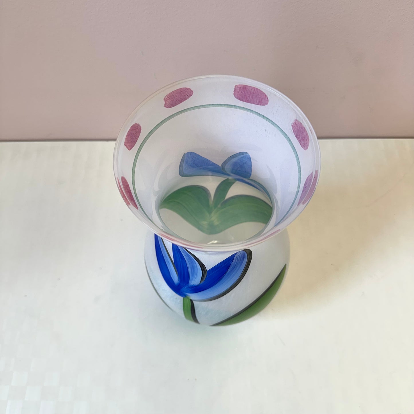 Vintage Kosta Boda "Tulipa" Glass Vase by Ulrica Hydman-Vallien