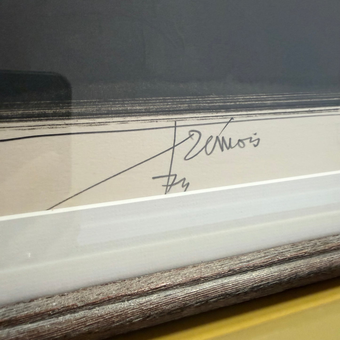 Vintage 1974 “Untitled - Embrace” Limited Edition Artists Proof Lithograph by Pierre-Yves Trémois