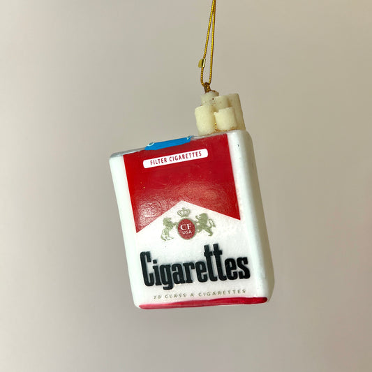 Pack of Cigarettes Ornament