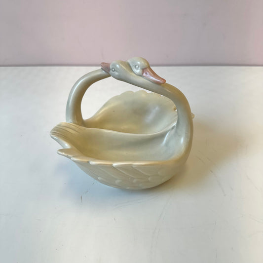 Vintage 1982 Fitz and Floyd Swan Catchall Dish