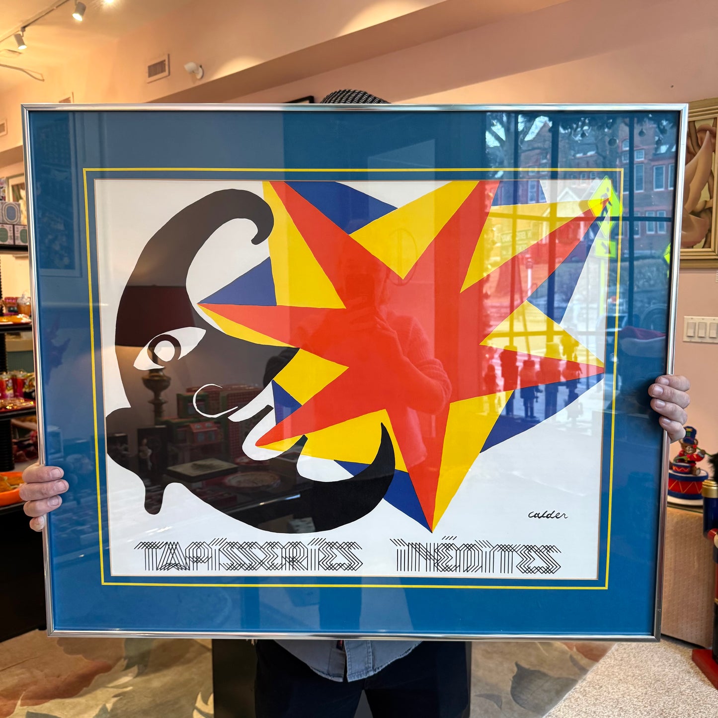 1973 Calder "Tapisseries Inedites" Framed Lithograph Poster