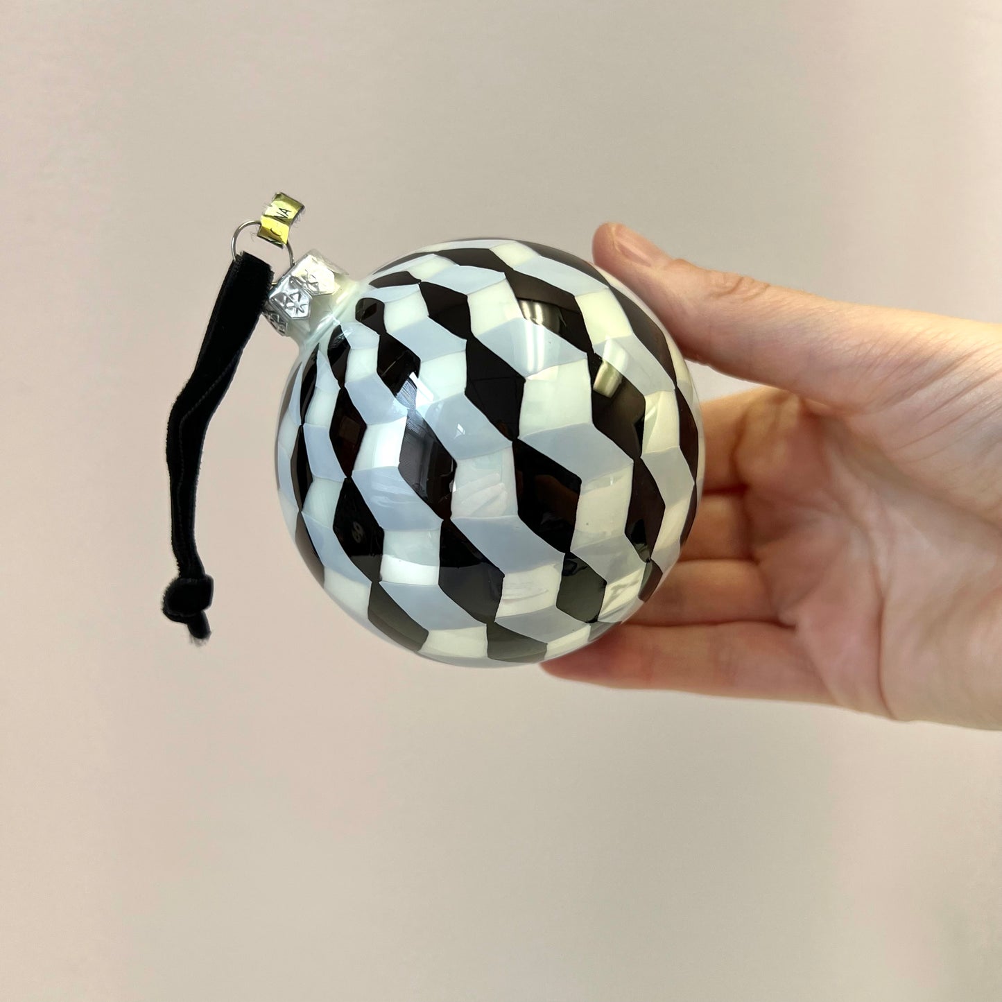 Tumbling Blocks Bauble Ornament/item