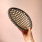 Vintage Mid-Century Pottery Lattice Bowl