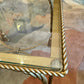 Vintage Gold Hollywood Regency Tassel Footed Side/End Table