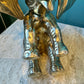 Vintage Brass Sitting Elephant Statue