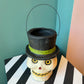Vintage Inspired Skull Candy Bucket