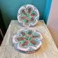 Antique Set of 4 Majolica Shell & Seaweed Appetizer Plates