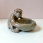 Vintage Glazed Ceramic Monkey Bowl by Villeroy & Boch Merzig