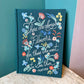 "There Are Always Flowers" Embroidered Journal