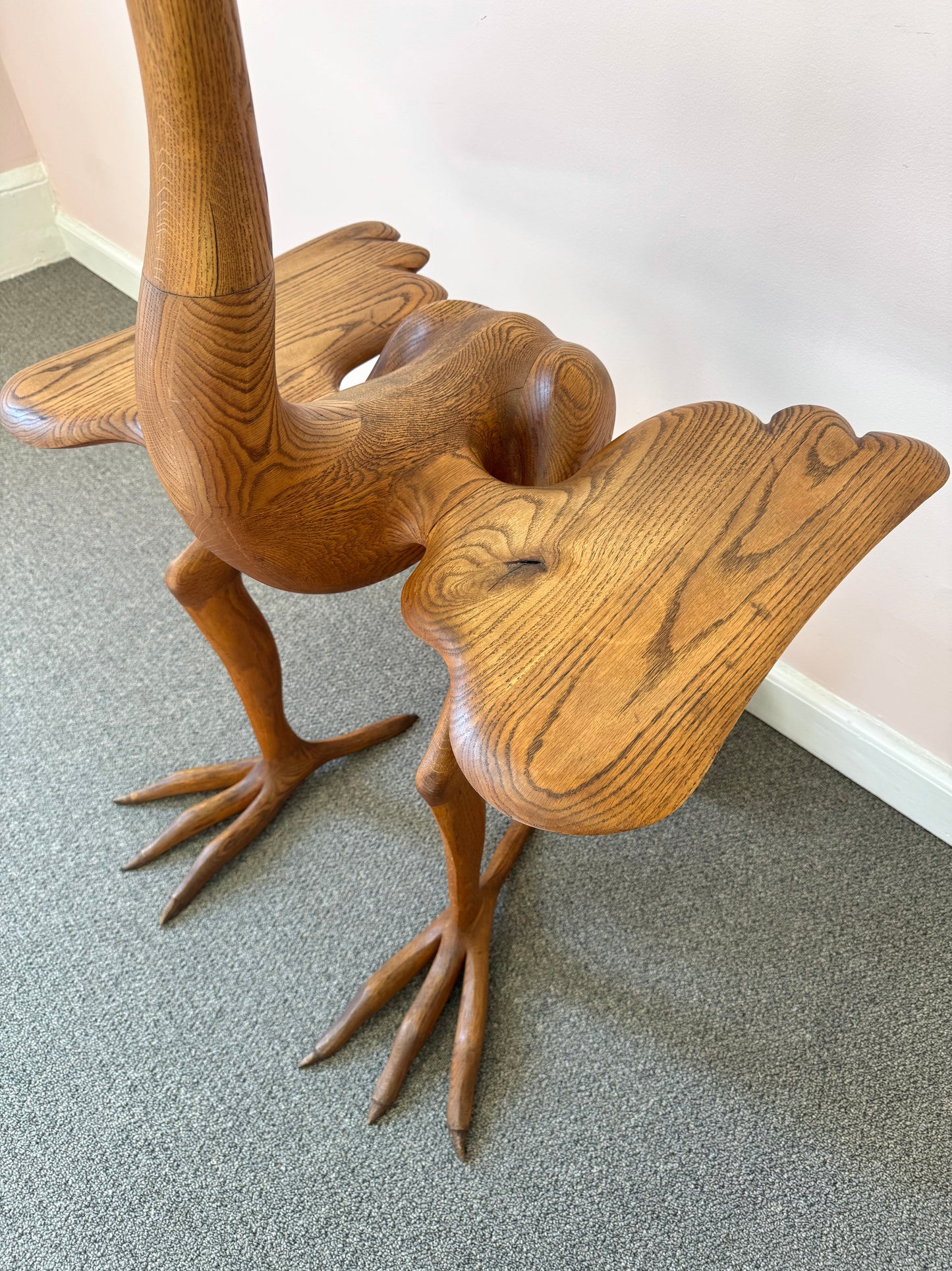 1980 Andrew Willner Ostrich Table/Signed and Dated