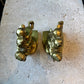 Pair of Vintage Mid Century Brass “Tug of War” Bookends
