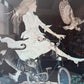 Vintage 1978 Philippe Noyer Art Expo Poster 'Girl on Bike'- Framed