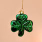 Glass Shamrock Ornament