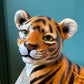 Vintage Italian Porcelain Tiger Cub Statue