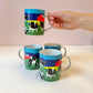 Vintage 1987 Woody Jackson Cow Mugs - set of 4