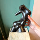 Vintage Bronze Female Sculpture #165 by Hattakitkosol Somchai