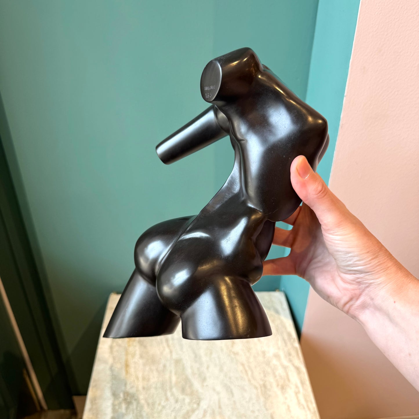 Vintage Bronze Female Sculpture #165 by Hattakitkosol Somchai